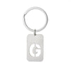 Simple Style Letter Stainless Steel Unisex Bag Pendant Keychain