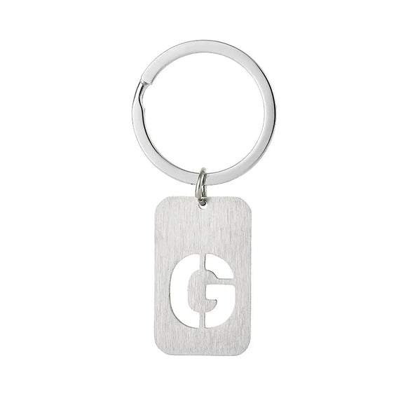 Simple Style Letter Stainless Steel Unisex Bag Pendant Keychain