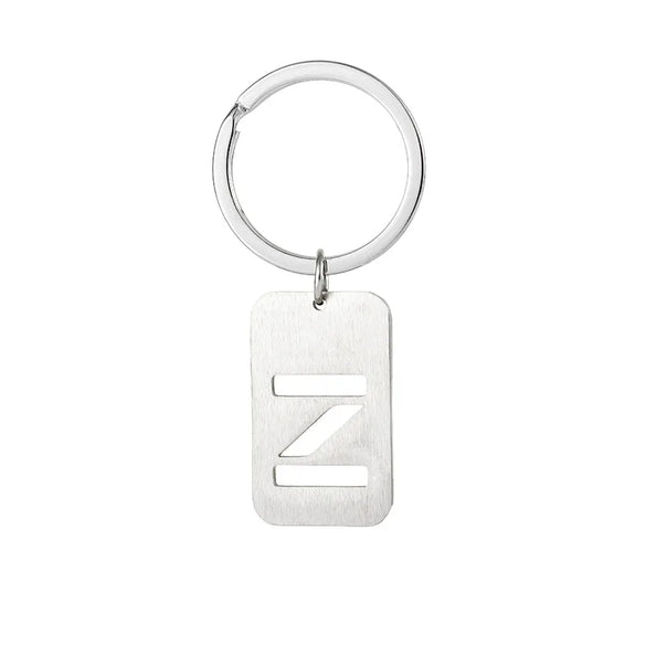 Simple Style Letter Stainless Steel Unisex Bag Pendant Keychain