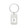Simple Style Letter Stainless Steel Unisex Bag Pendant Keychain