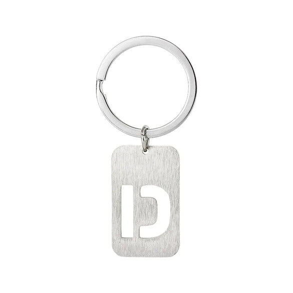 Simple Style Letter Stainless Steel Unisex Bag Pendant Keychain