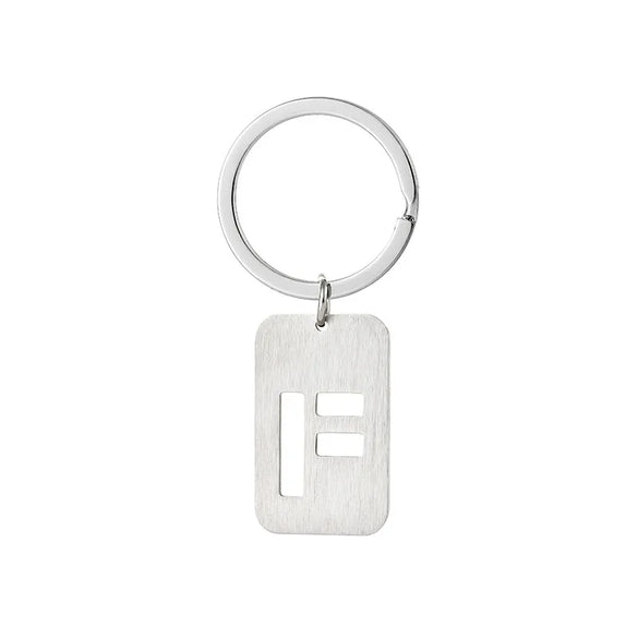 Simple Style Letter Stainless Steel Unisex Bag Pendant Keychain