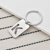 Simple Style Letter Stainless Steel Unisex Bag Pendant Keychain