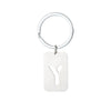 Simple Style Letter Stainless Steel Unisex Bag Pendant Keychain