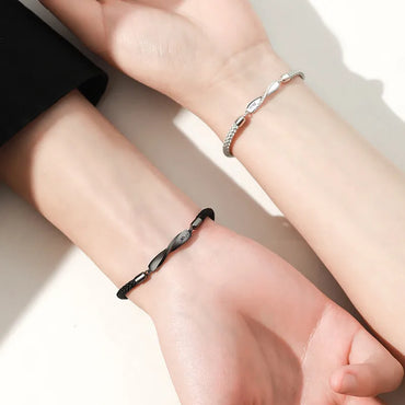 Simple Style Letter Sterling Silver Bracelets