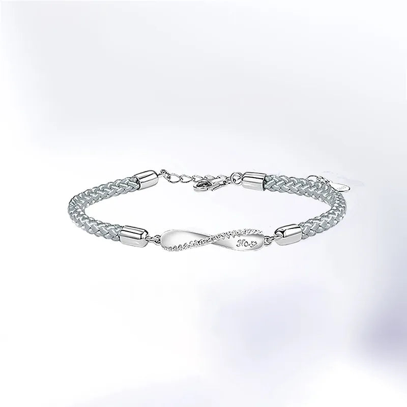 Simple Style Letter Sterling Silver Bracelets