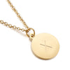 Titanium Steel 18K Gold Plated Simple Style Plating Letter Necklace