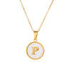 Simple Style Letter Titanium Steel Wholesale Pendant Necklace