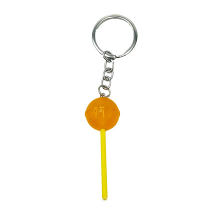 Simple Style Lollipop Resin Unisex Bag Pendant Keychain