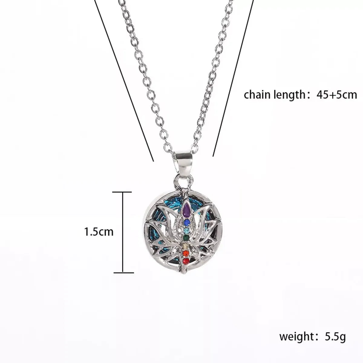 Simple Style Lotus Stainless Steel Alloy Inlay Rhinestones Glass Earrings Necklace