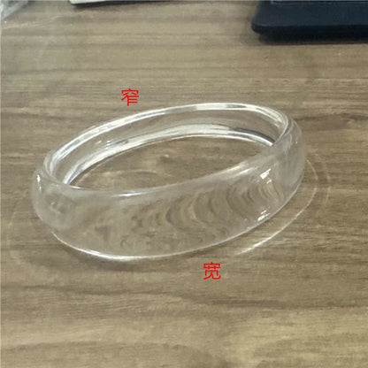 Simple Style Marble Arylic Resin Wholesale Bangle