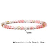 Simple Style Marble Natural Stone Beaded Bracelets