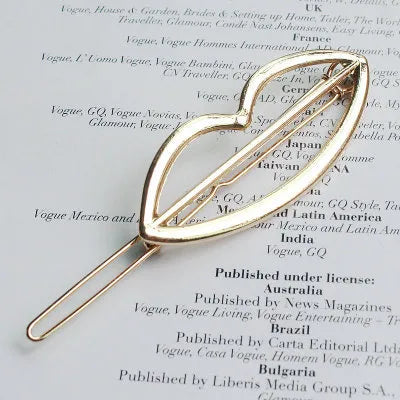 Simple Style Moon Alloy Plating Hair Clip 1 Piece