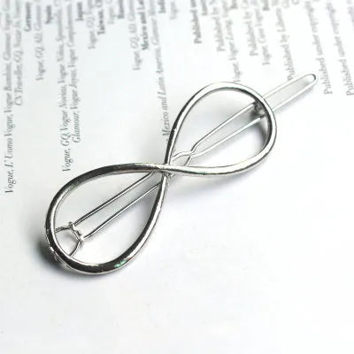 Simple Style Moon Alloy Plating Hair Clip 1 Piece