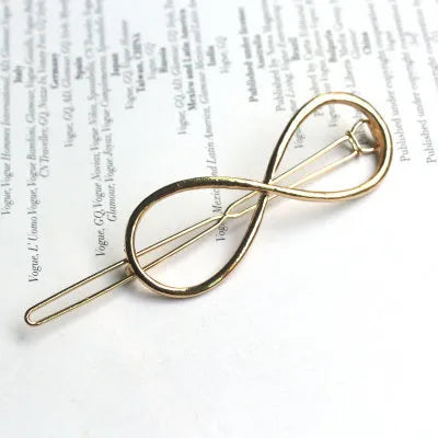 Simple Style Moon Alloy Plating Hair Clip 1 Piece