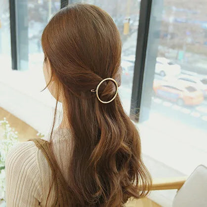 Simple Style Moon Alloy Plating Hair Clip 1 Piece