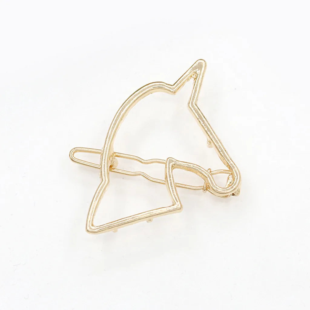 Simple Style Moon Alloy Plating Hair Clip 1 Piece