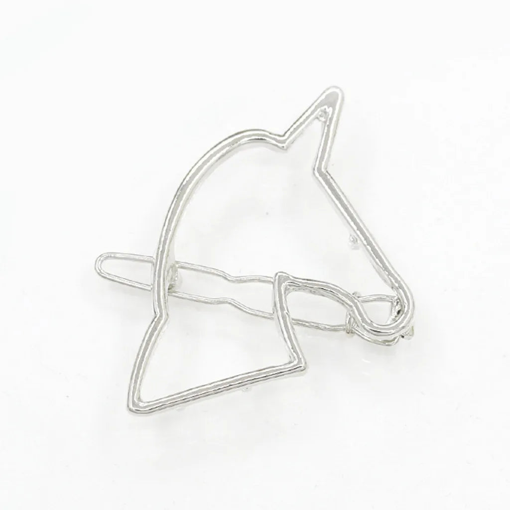 Simple Style Moon Alloy Plating Hair Clip 1 Piece