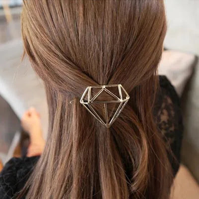 Simple Style Moon Alloy Plating Hair Clip 1 Piece