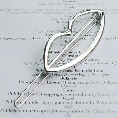 Simple Style Moon Alloy Plating Hair Clip 1 Piece