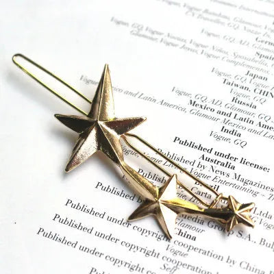 Simple Style Moon Alloy Plating Hair Clip 1 Piece