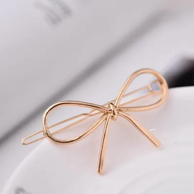 Simple Style Moon Alloy Plating Hair Clip 1 Piece