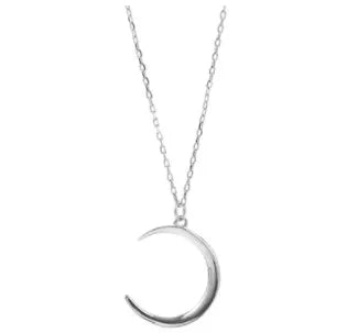 Simple Style Moon Metal Plating Women'S Pendant Necklace