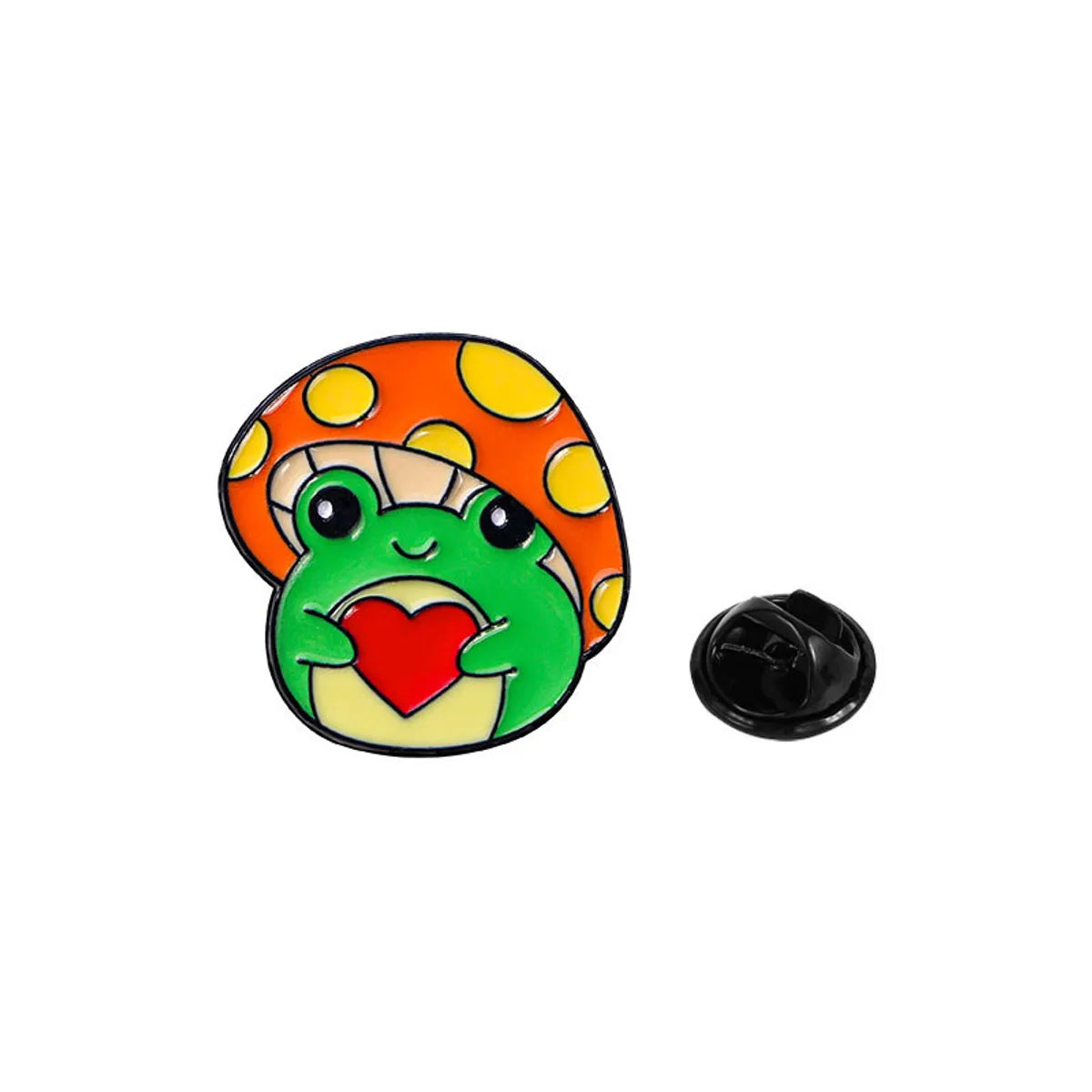 Simple Style Mushroom Frog Alloy Enamel Unisex Brooches