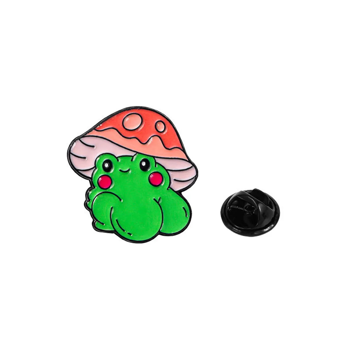 Simple Style Mushroom Frog Alloy Enamel Unisex Brooches