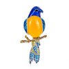 Simple Style Parrot Alloy Plating Rhinestones Unisex Brooches