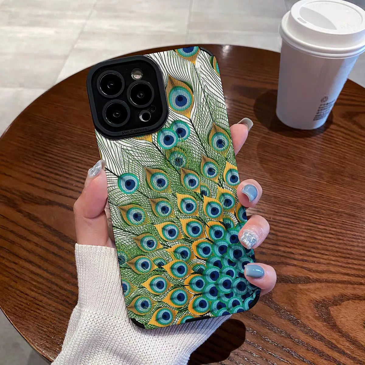 Simple Style Peacock Tpu   Phone Cases