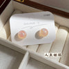 Simple Style Pearl Alloy Stoving Varnish Artificial Pearls Women'S Ear Studs 1 Pair