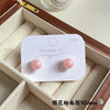 Simple Style Pearl Alloy Stoving Varnish Artificial Pearls Women'S Ear Studs 1 Pair