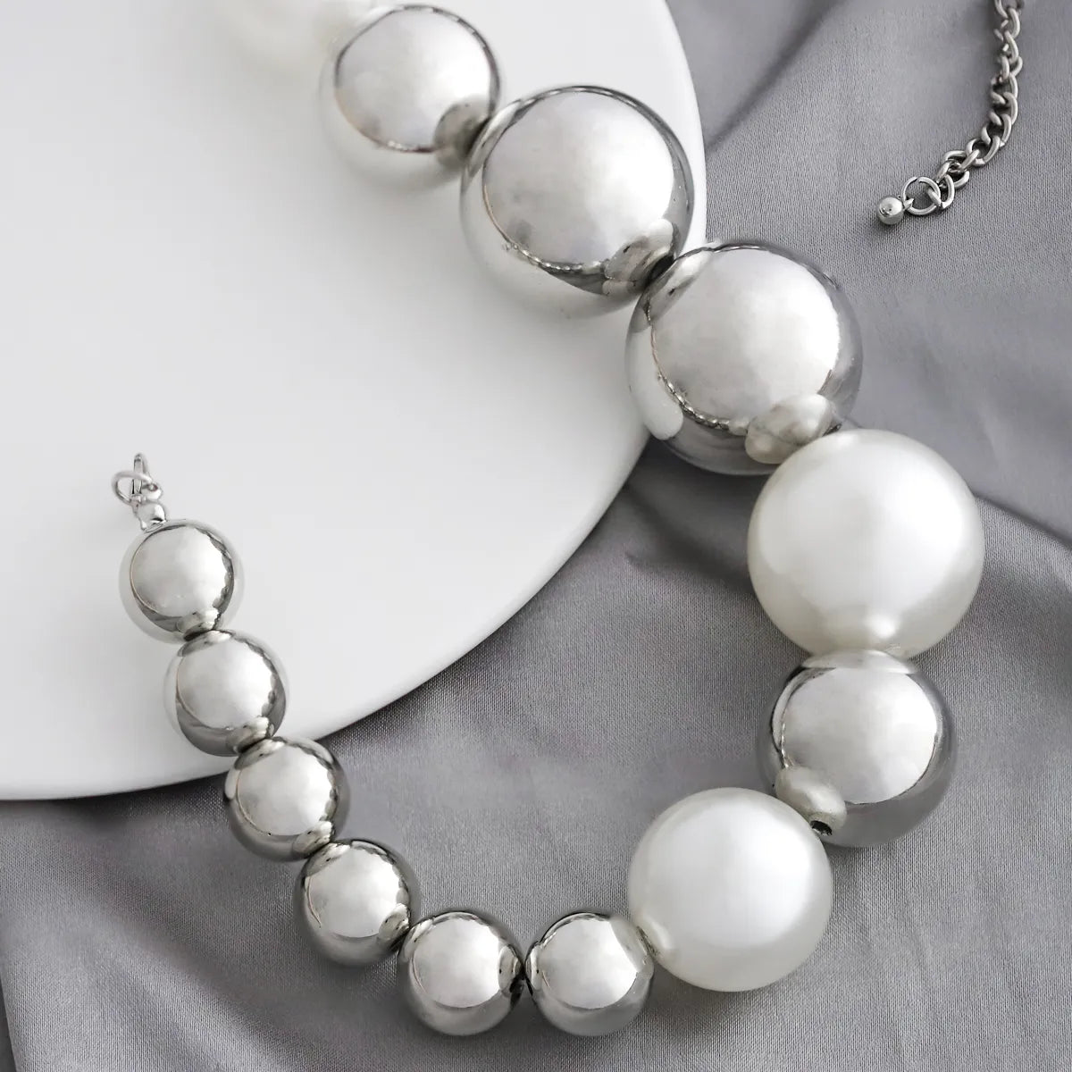 Simple Style Pearl Imitation Pearl Beaded Women's Necklace