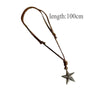Simple Style Pentagram Alloy Alloy Unisex Pendant Necklace