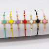 Simple Style Pentagram Glass Handmade Women'S Bracelets