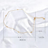Simple Style Pig Nose Titanium Steel Plating Necklace