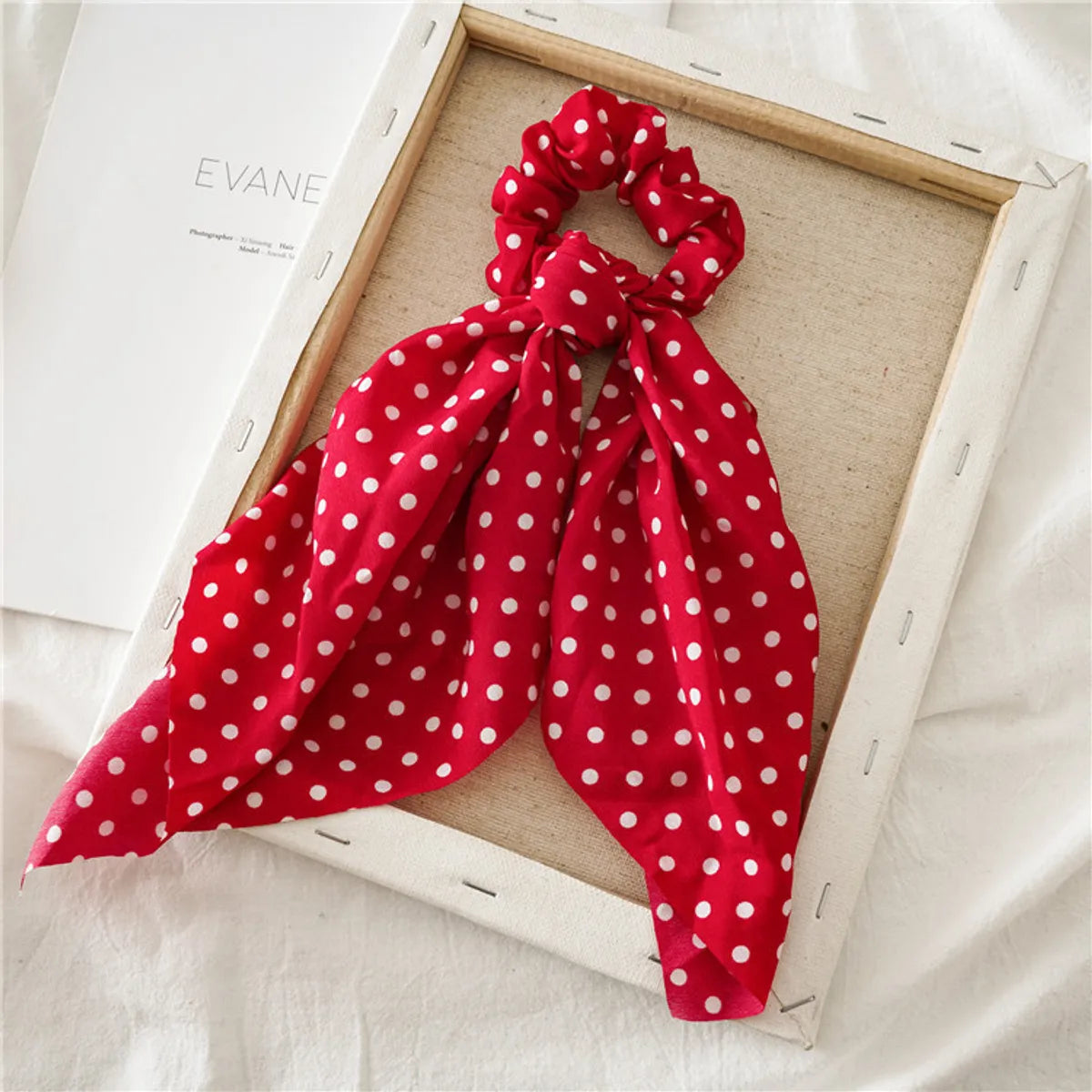 Simple Style Polka Dots Cloth Printing Hair Tie 1 Piece