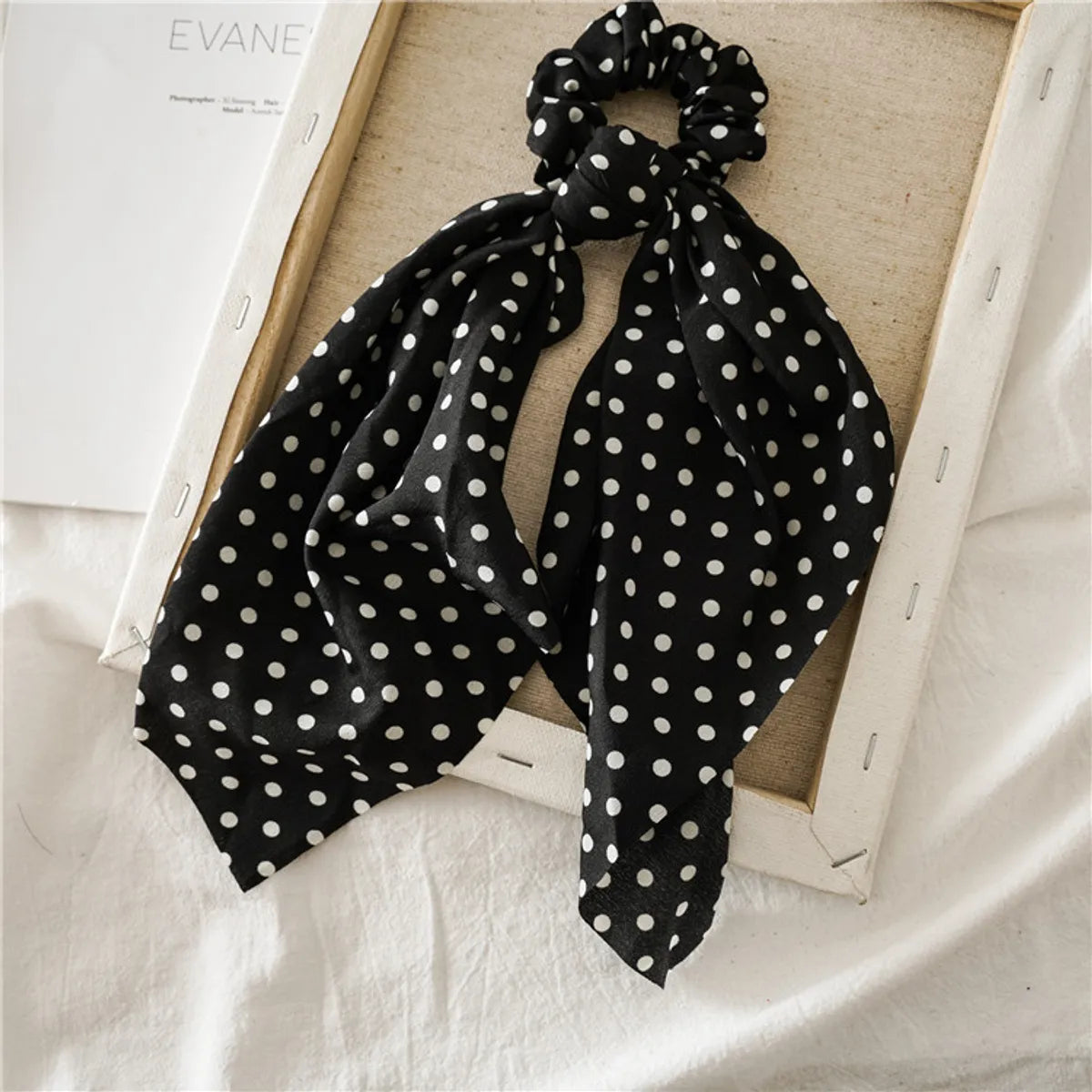 Simple Style Polka Dots Cloth Printing Hair Tie 1 Piece