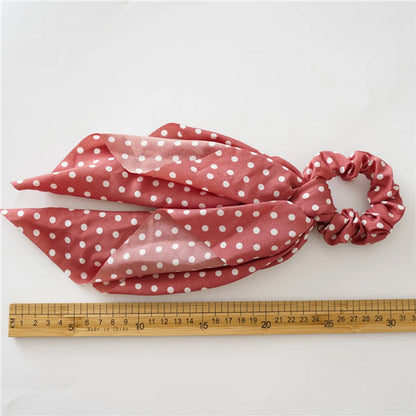 Simple Style Polka Dots Cloth Printing Hair Tie 1 Piece