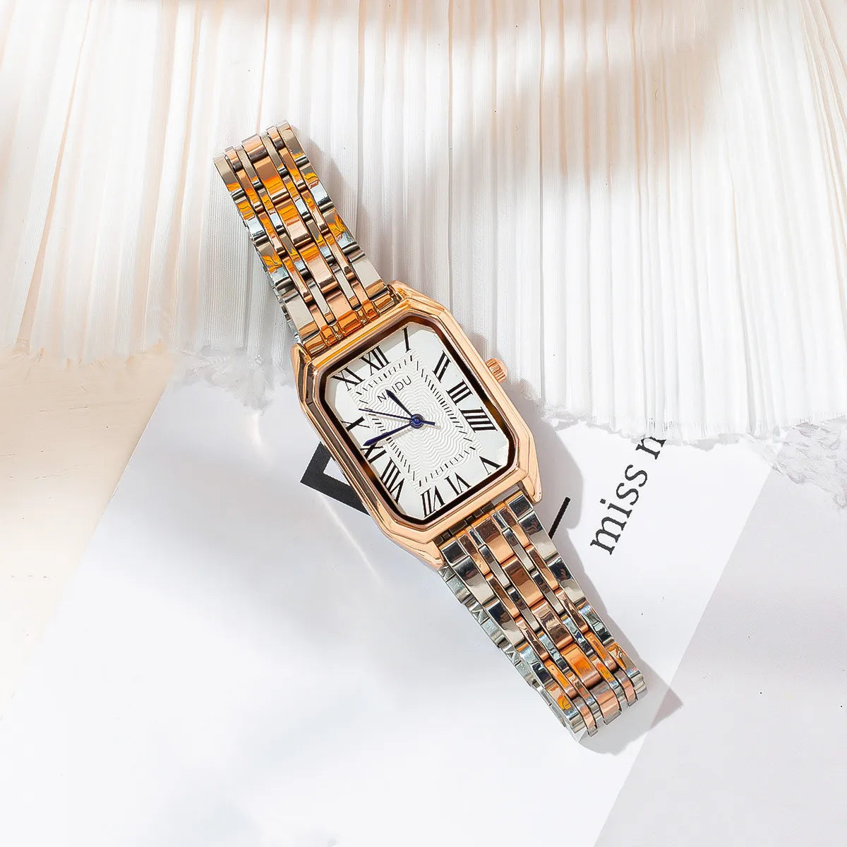 Simple Style Rectangle Quartz Women'S Watches