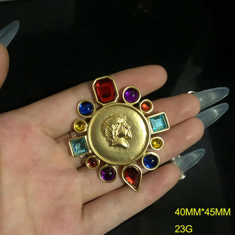 Simple Style Roman Style Human Alloy Inlay Rhinestones Unisex Brooches