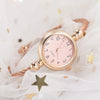 Simple Style Round Buckle Quartz Women'S Watches
