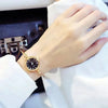Simple Style Round Buckle Quartz Women'S Watches