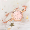 Simple Style Round Buckle Quartz Women'S Watches