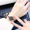 Simple Style Round Buckle Quartz Women'S Watches