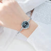 Simple Style Round Buckle Quartz Women'S Watches