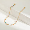 Simple Style Round Copper Plating Inlay Zircon 18k Gold Plated Women's Anklet