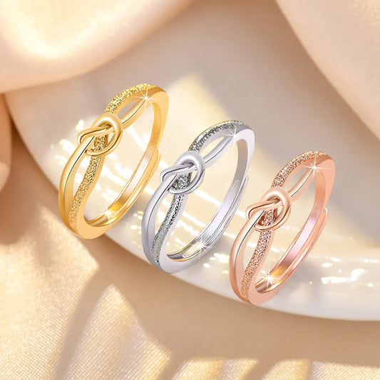 Simple Style Round Copper Plating Rings