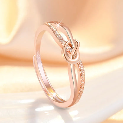 Simple Style Round Copper Plating Rings